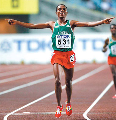 Ethiopian Bekele unbeatable in 10k