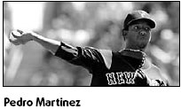 Martinez posts 3,000th strikeout