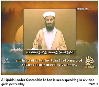 Bin Laden lauds 9/11 'champions'