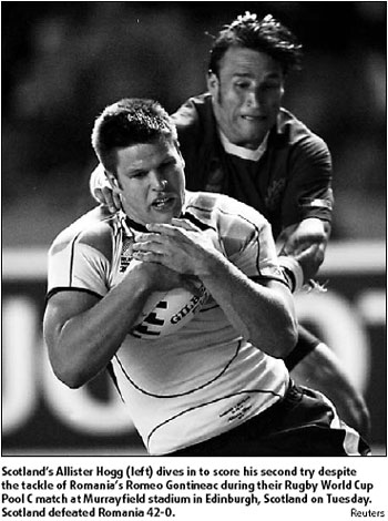 Romania says Scotland has the edge over Italy