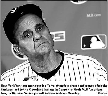 Torre's future uncertain after Yankees' playoff ouster