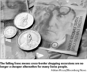 Germans pay dearly as Swiss stay at home
