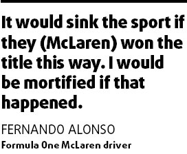 McLaren appeal leaves Kimi in limbo