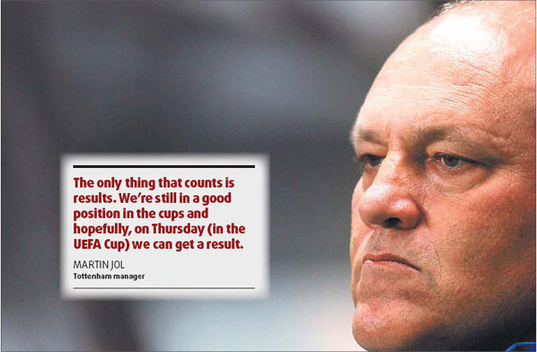 Defeat could spell end for Jol