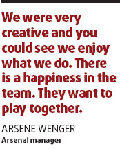 United and Arsenal in cruise control