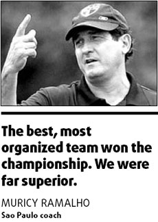 Sao Paulo wins a record fifth championship