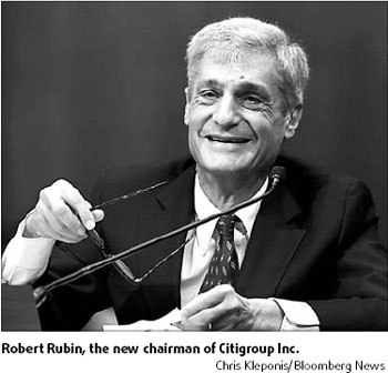 Rubin's return trip to Wall Street