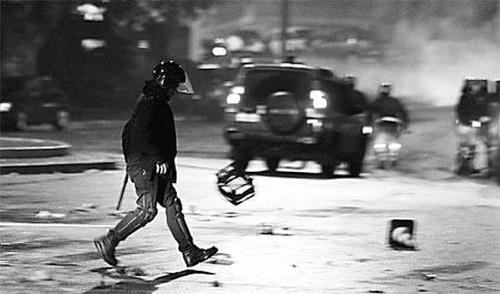 Fan's death sparks renewed violence