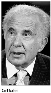 Icahn hedge funds post first loss since inception