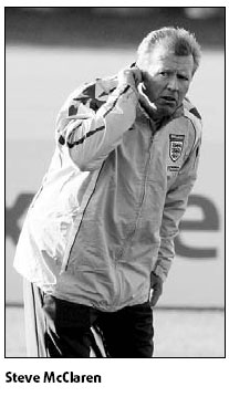 Absolutely no excuses now, says coach McClaren