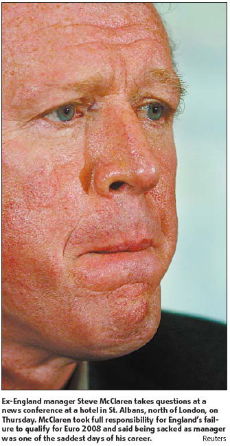 No complaints from ex-England manager