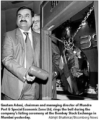 Indian tycoon Adani adds $4b to fortune with IPO
