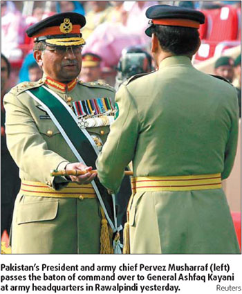 Musharraf quits as military chief