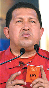 Chavez loses vote on power