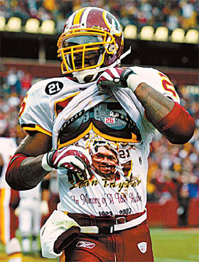 Redskins mourn Taylor, lose to Bills