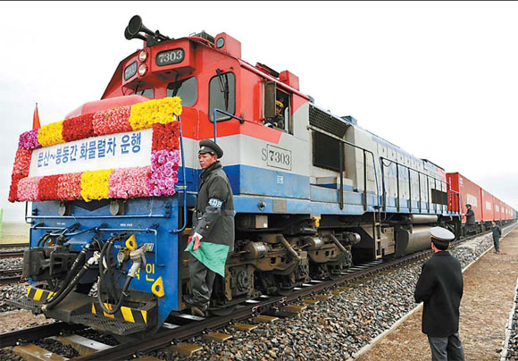 Cargo train service resumes after 50 years
