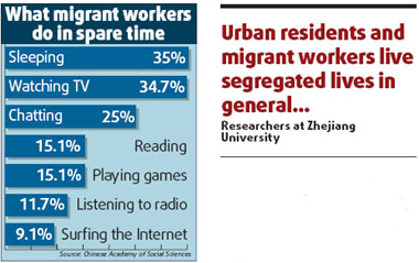 Migrant workers keen on a richer life