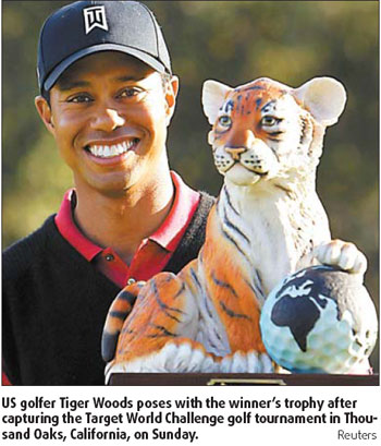 Tiger caps year to remember