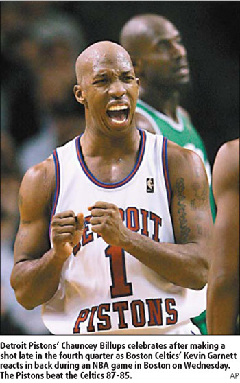 Pistons deal Celtics first home defeat of season