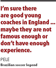 Pele not surprised by choice of Capello