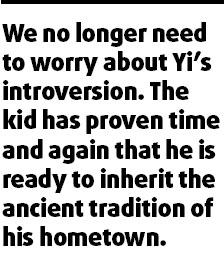 Yi's tradition of silence