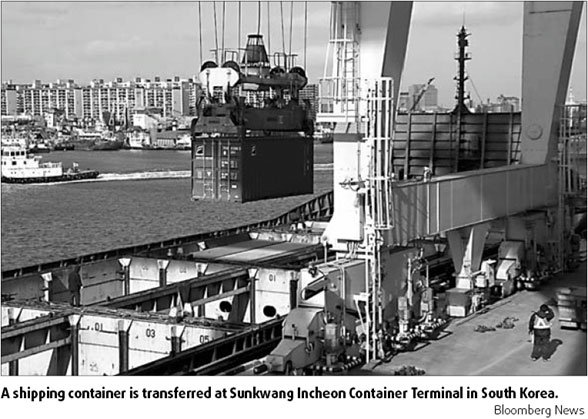 S.Korea exports up less than expected