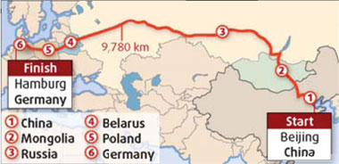 Agreement reached on Eurasian rail links