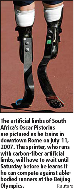 Decision on Pistorius Olympic bid delayed