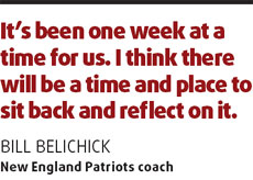 One hurdle left between Patriots and perfect season