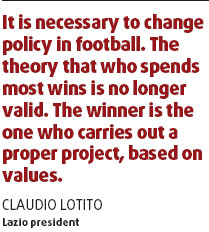 Lazio's low-cost bid for success crumbles