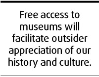 Museum entrance fees