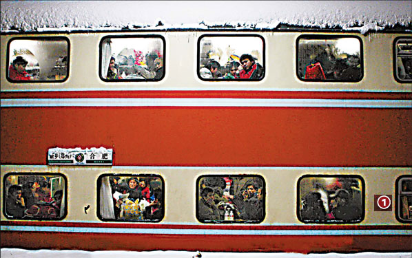 Slow going in the snow