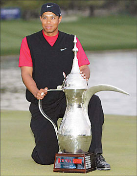 Woods juggernaut rolls on and on