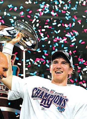 Giants stun Pats to win Super Bowl