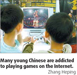 Net addicts need help from school and home
