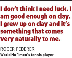 Federer upbeat on French Open chances