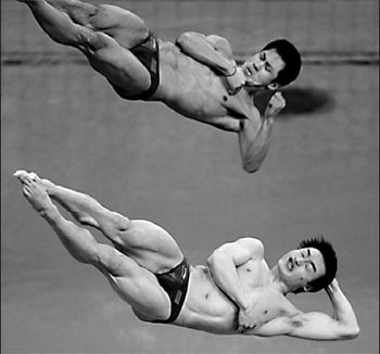 Chinese pair win first title in diving World Cup