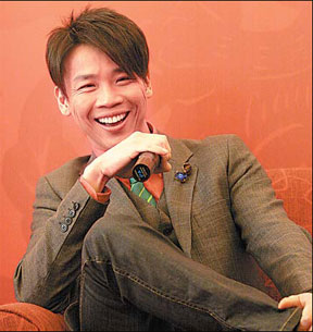 He's no peacock: Tao will sing but not strut