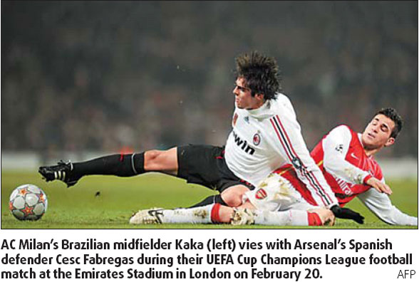 AC Milan says Kaka's career in danger from constant fouls