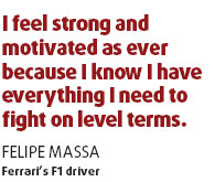 Massa hopes to be Raikkonen's major rival at Ferrari