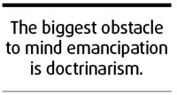 The emancipation of minds path to glory