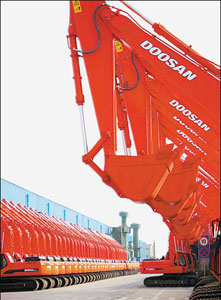 Doosan says it's ready to move mountains