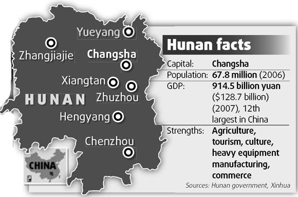 Hunan shaken, but not stirred