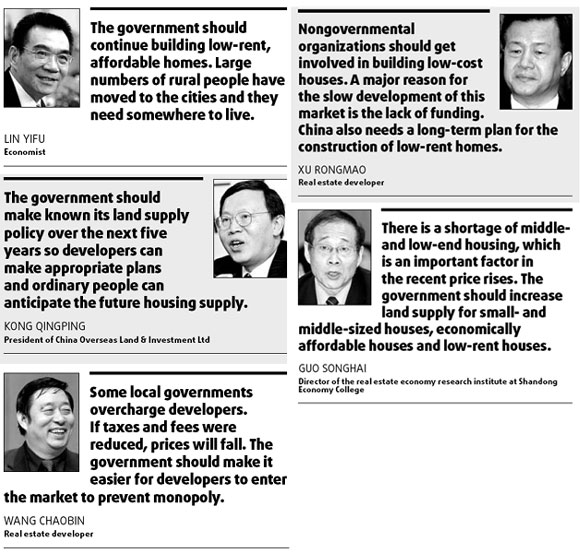 What the experts say on housing