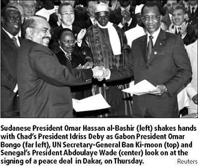 Chad and Sudan make peace