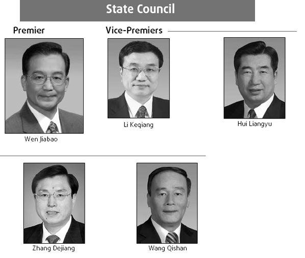 State leadership lineup