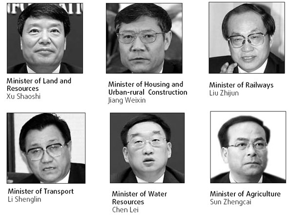 State leadership lineup
