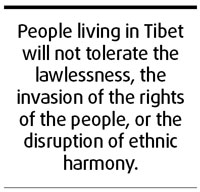 No return to old Tibet
