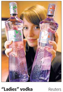 New ladies' vodka gives Russian doctors a headache