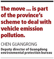 Guangdong slashing emissions